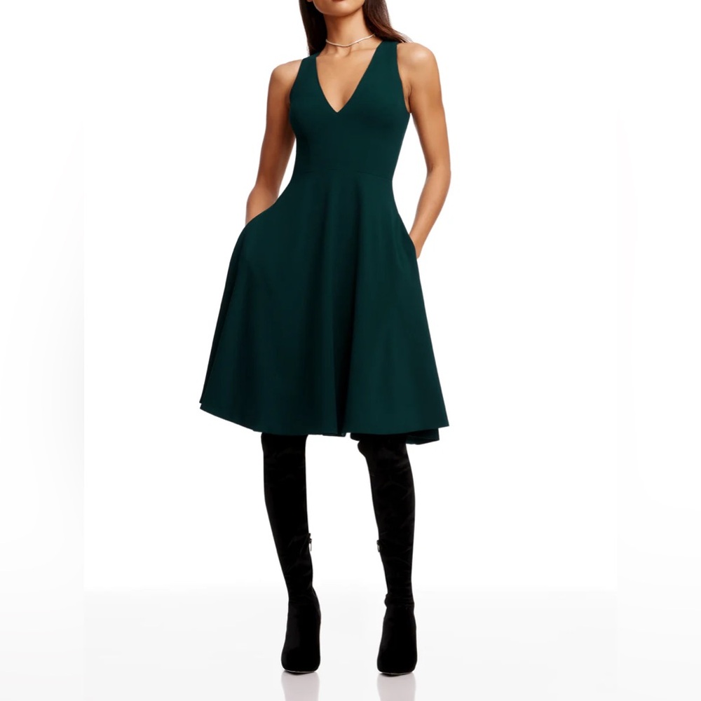 Dress the Population- Catalina - Pine Green